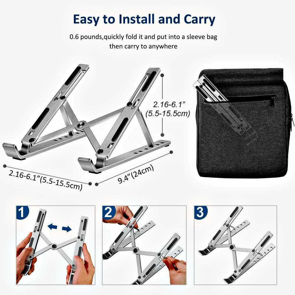 AMEXTRON  adjustable Laptop Stand for Desk