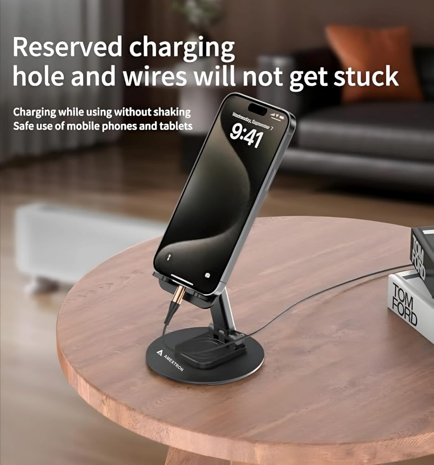 Mobile Holding Stand with 360� Rotational Base