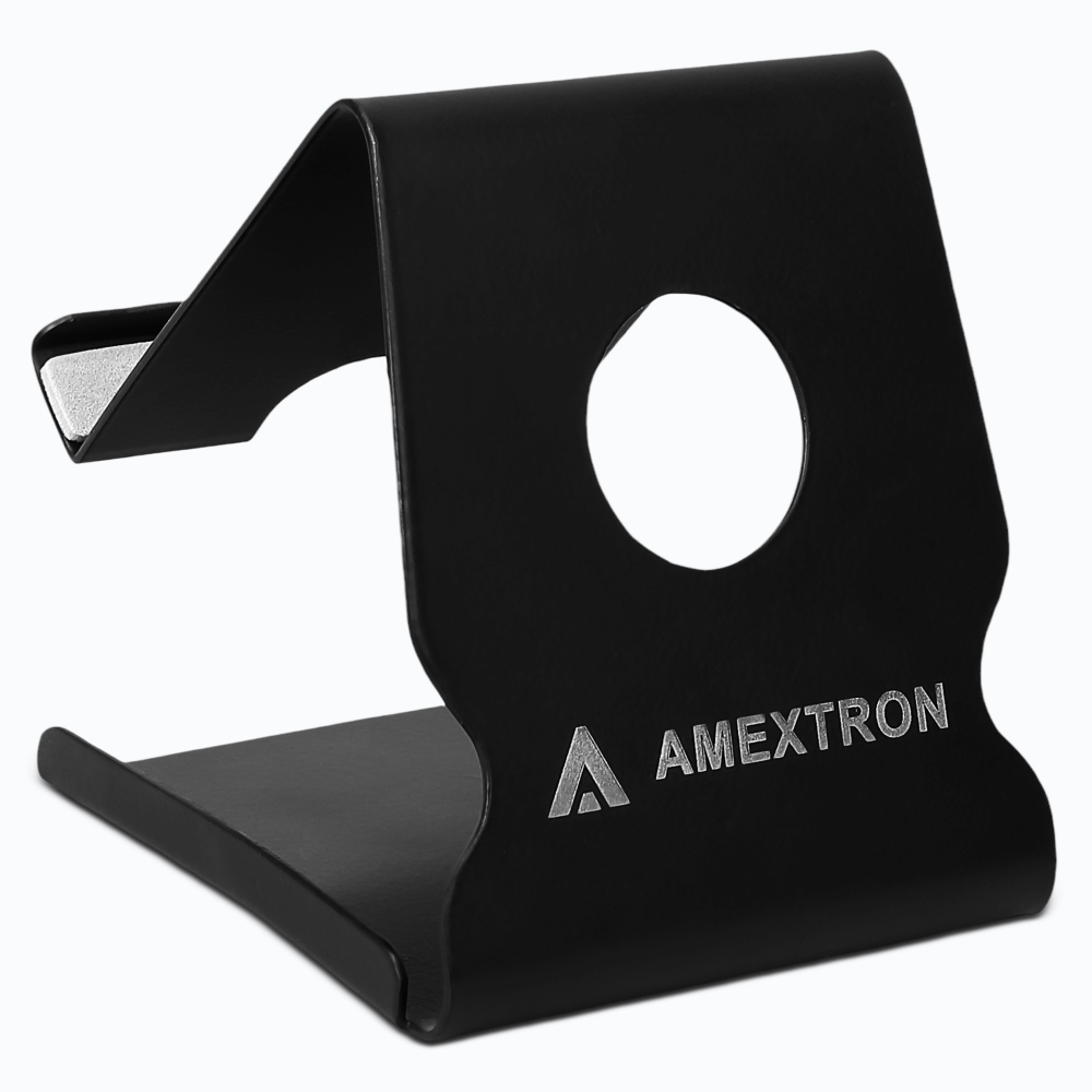 Mobile Phone Holder with Cable Organizer & Card Slot